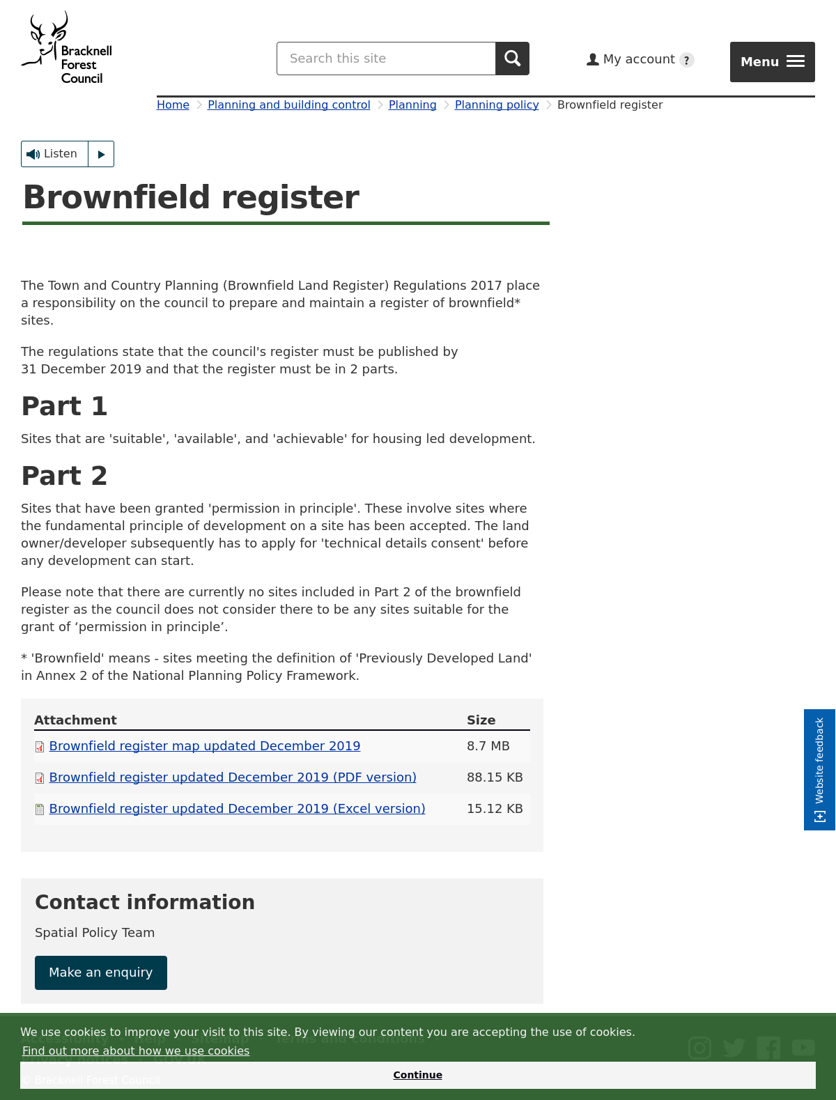 Bracknell Forest Council City of Bradford Metropolitan District Council