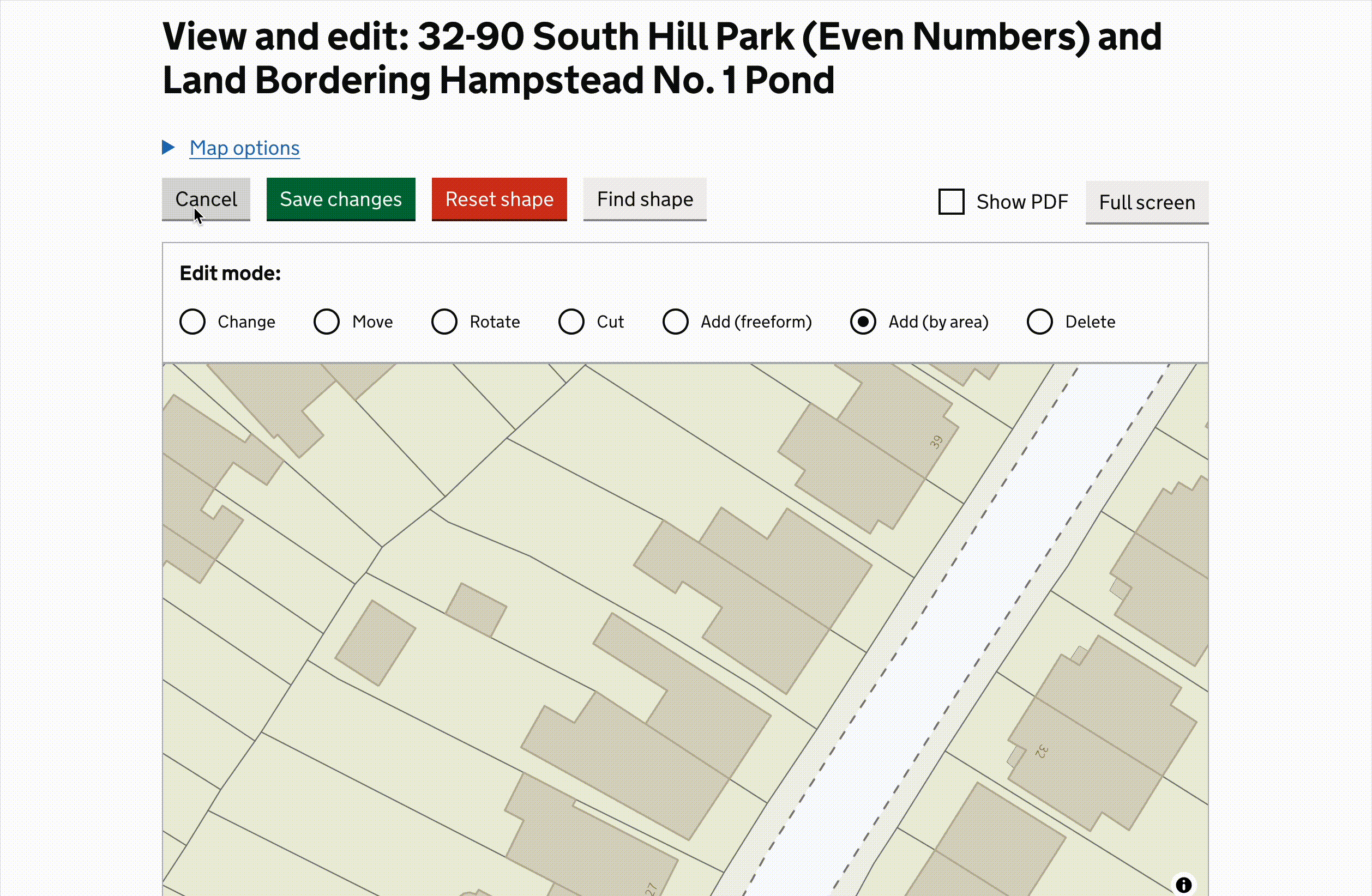 A map component with keyboard navigation tools for accessibility.